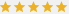 5 gold star rating