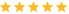 5 gold star rating